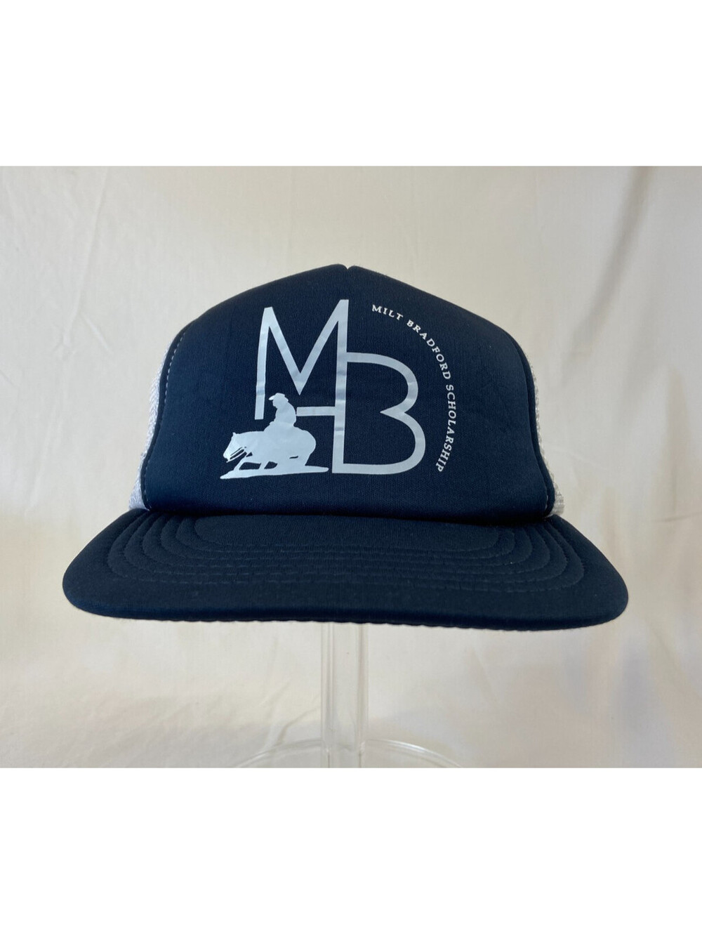 Milt Bradford Scholarship Baseball Cap Snapback Trucker Hat Mesh Back Ranching